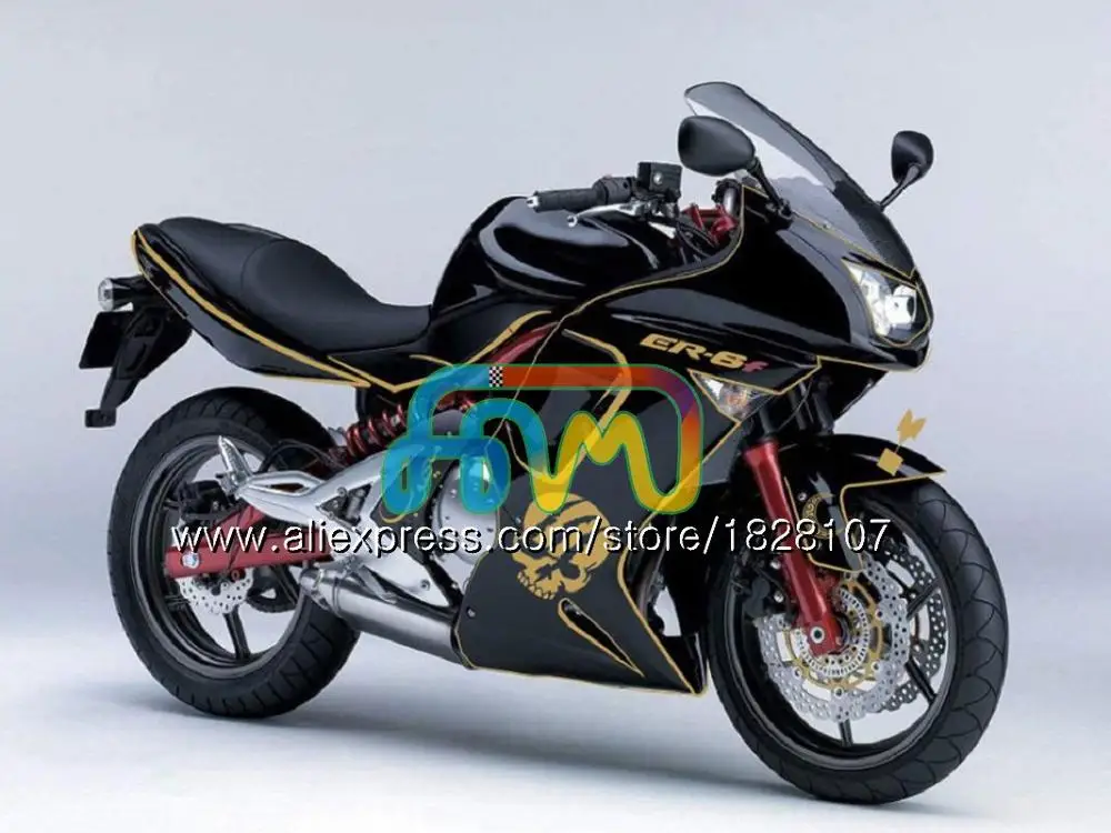 Верхний корпус для KAWASAKI 650R ER6 F 650 жемчужно-Синий R ER 6 F ER6F 06 650R-ER6F 6BS. 6 ER-6F ER 6F 06 07 08 2006 2007 2008 комплект обтекателей - Цвет: No. 5 Glossy