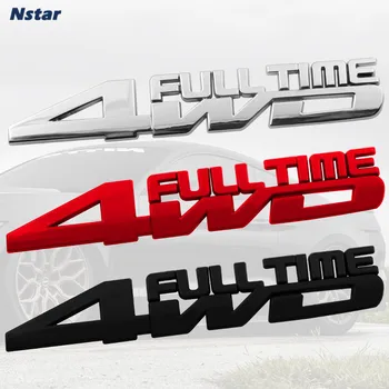 

Nstar 1pc 4WD Full Time Car Emblem Auto Trunk Badge Decoration Sticker For JEEP Grand Cherokee Pajero V97 Land Cruiser Prado