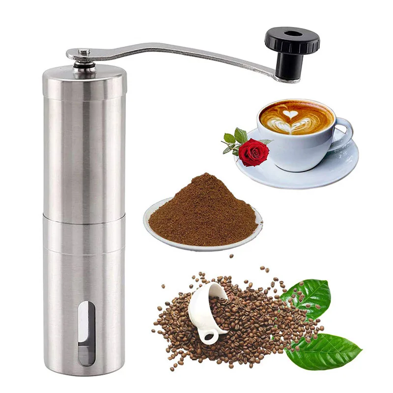 Manual Coffee Grinder Stainless Steel Coffee Bean Grinder Hand Handmade