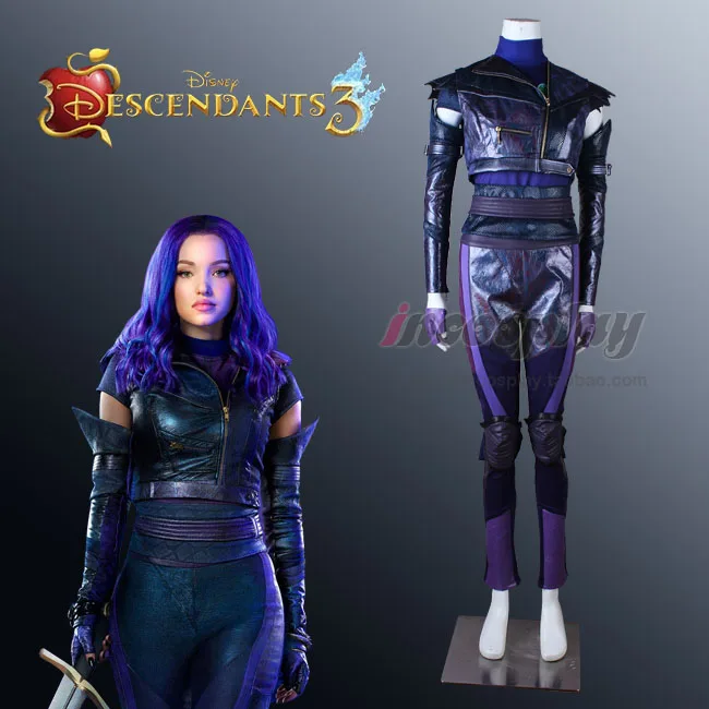 Customized-Anime-Descendants-3-King-Mal-Purple-Battle-Upgrades-Uniform ...