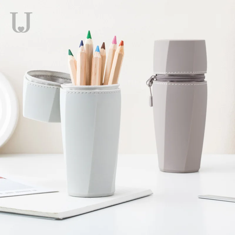 

Xiaomi Jordan&Judy Silicone Folding Pen Holder Vertical Storage Box Portable Outdoor Toothbrush Toothpaste Carrying Case
