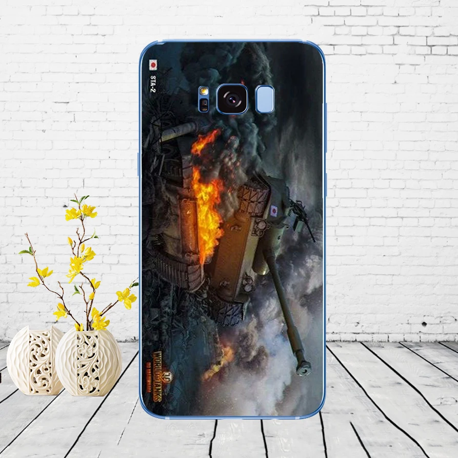 91DD world of tanks Мягкий силиконовый чехол для Samsung Galaxy S6 S7 edge S8 S9 S10 plus A70 A50 чехол