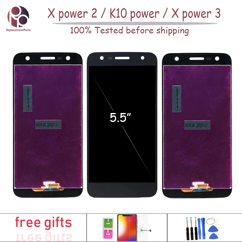 5 &quotдля LG X power 2/K10 power/X 3 M320 X510 X500 без битых пикселей ЖК-экран Сенсорная панель