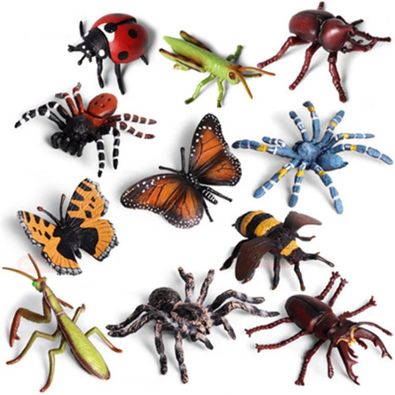 Имитация насекомых модель животного игрушечные фигурки мини-животные для