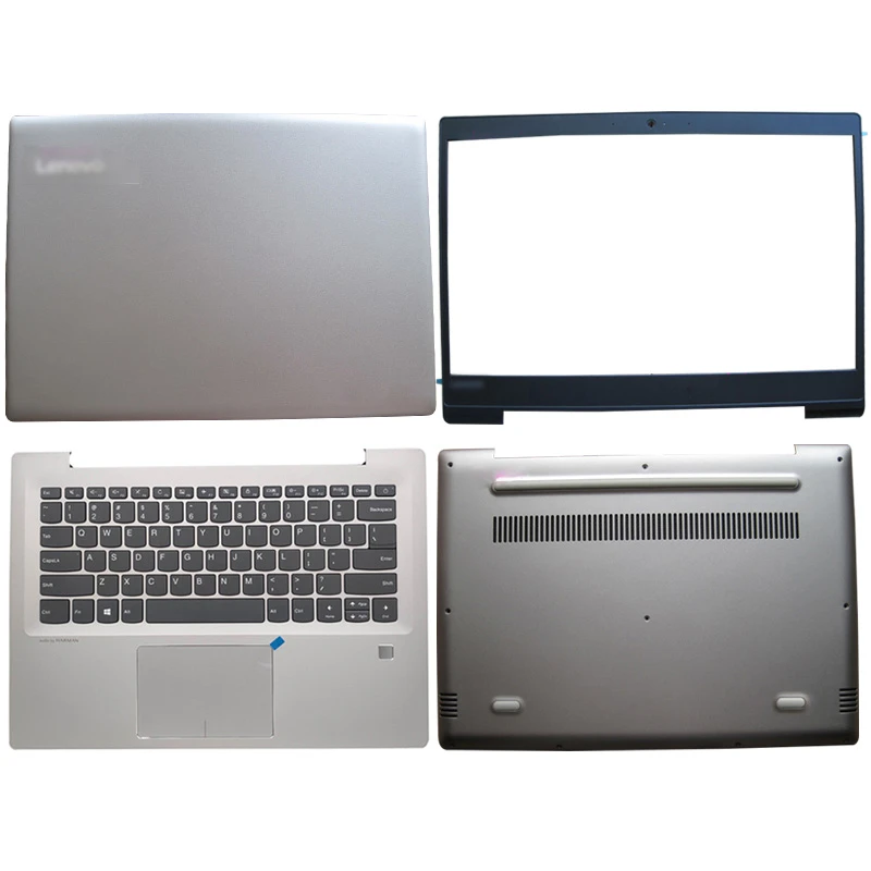 Silver For Lenovo ideapad 520S-14 520S-14IKB 7000-14 Laptop LCD Back Cover/Front Bezel/Palmrest/Bottom Case