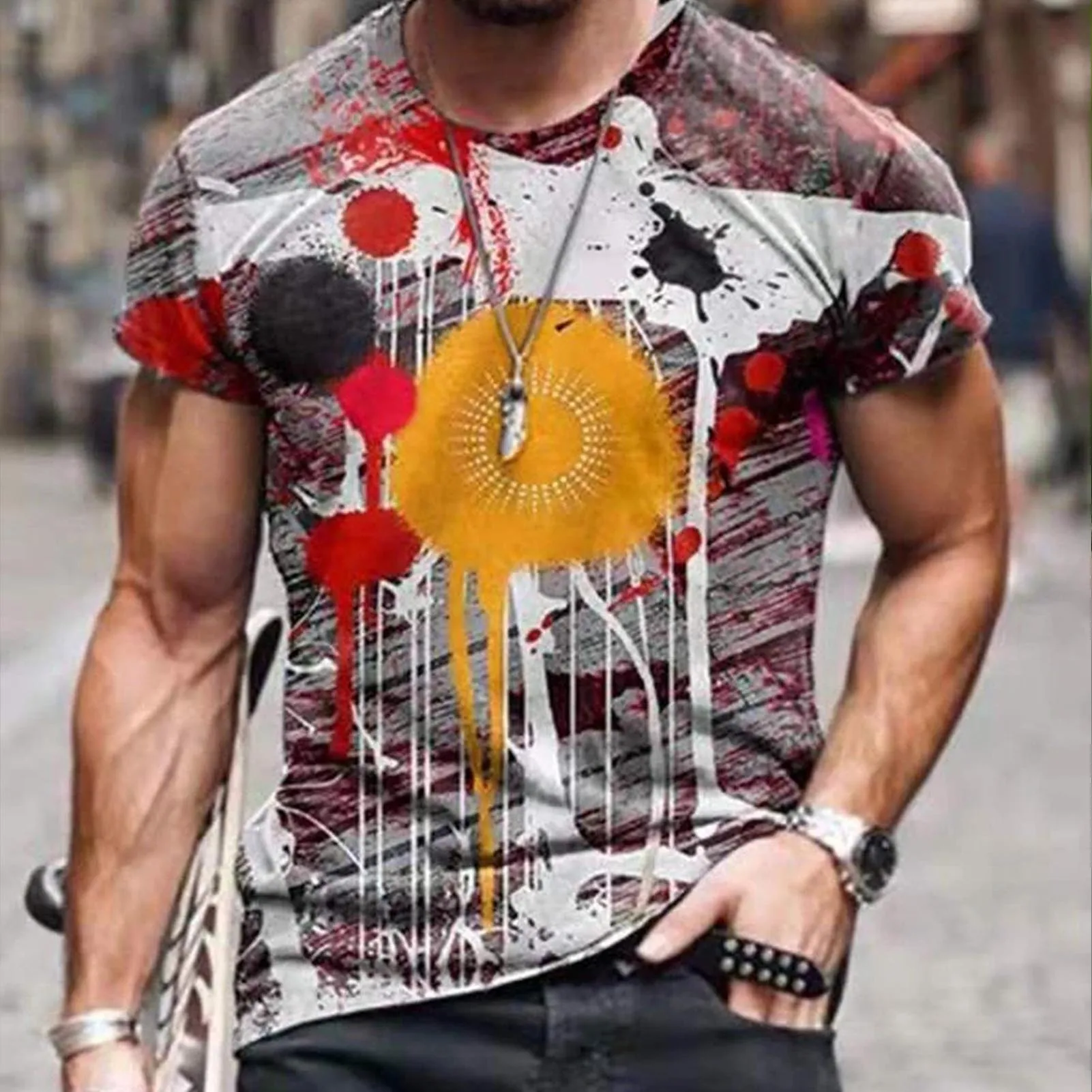 Soldier Short Sleeve American Flag 