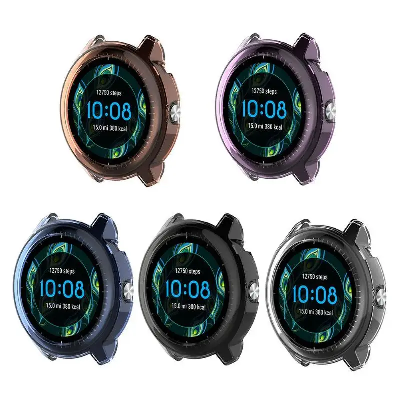 Прозрачный защитный чехол из ТПУ для Garmin Vivoactive 3 Music