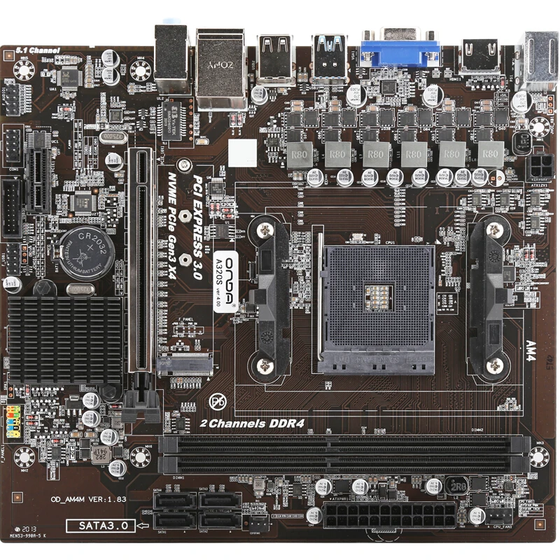 

ONDA A320V all-solid-state version (AMD A320 /LGA AM4)mainboard / double DDR4 desktop computer mainboard / USB3.0 assembly compu