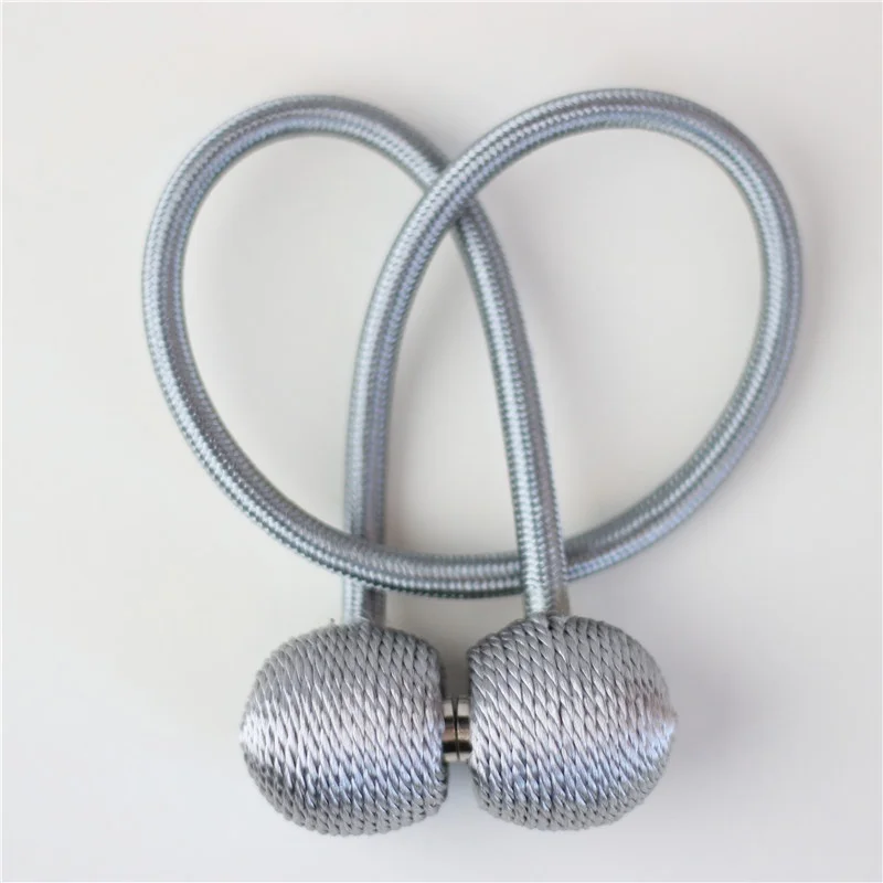 Magnetic Curtain Tieback 1Pc Holder Hook Buckle Clip Polyester Decorative Home Accessorie