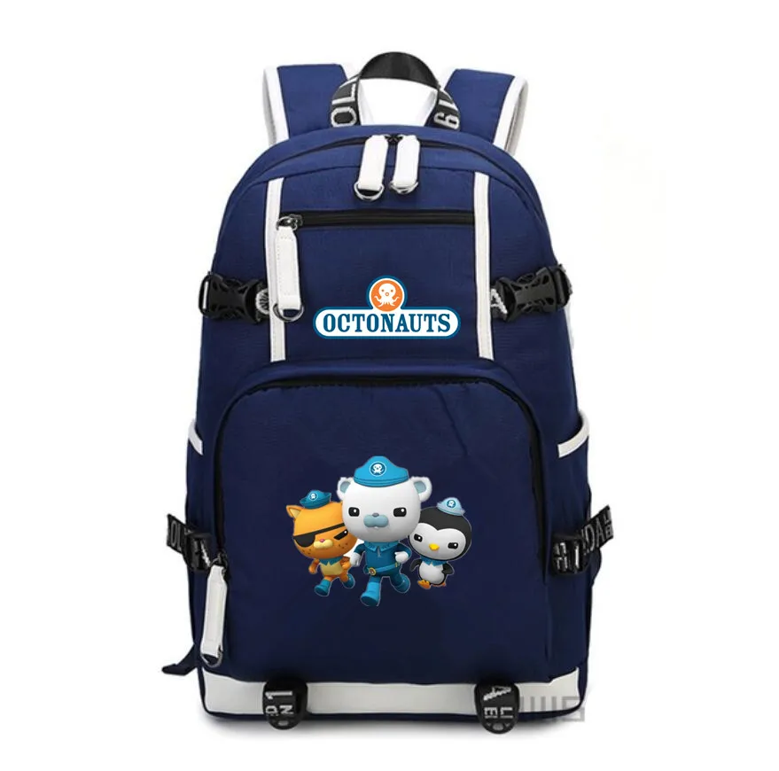 Рюкзак Octonauts, холщовые школьные сумки, сумка на плечо, Барнакл квазий, песо, печать, дорожные сумки, рюкзак для ноутбука для детей