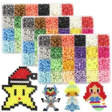 Хама бусины дети Perler игрушки DIY детские игрушки Пазлы Детский Набор для творчества ручная работа 3D Головоломка Развивающие игрушки волшебный ater липкие бусины