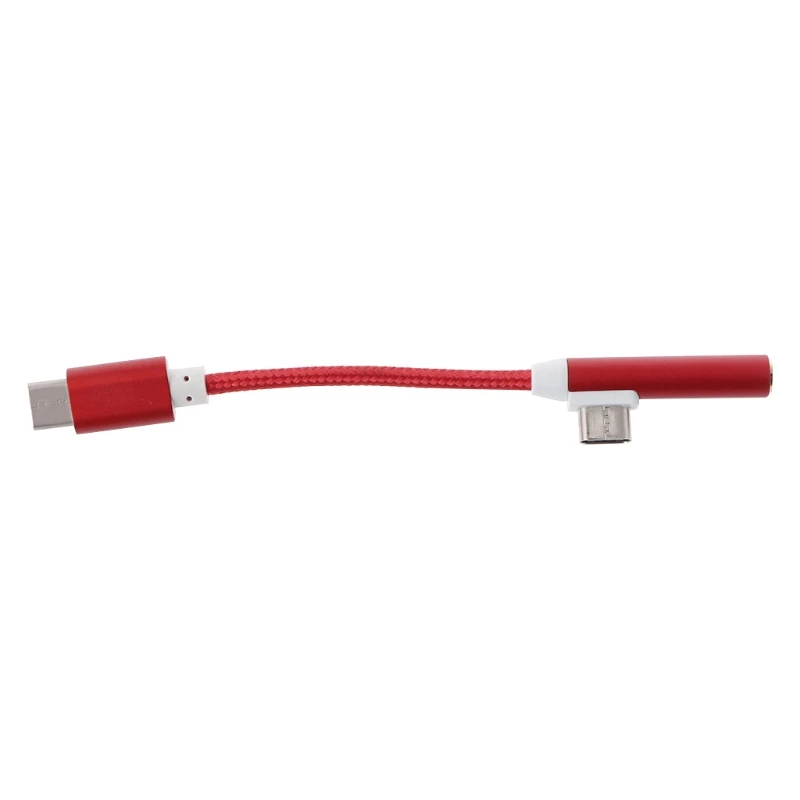 2 In 1 Type C To 3 5mm for Jack Headphone Audio USB C Charging Port 2