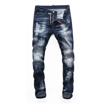

Overseas Authentic NEW DSQUARED2 HOMME Ripped Jeans COOLGUY D2 Black Jeans DSQ2 Men Pants