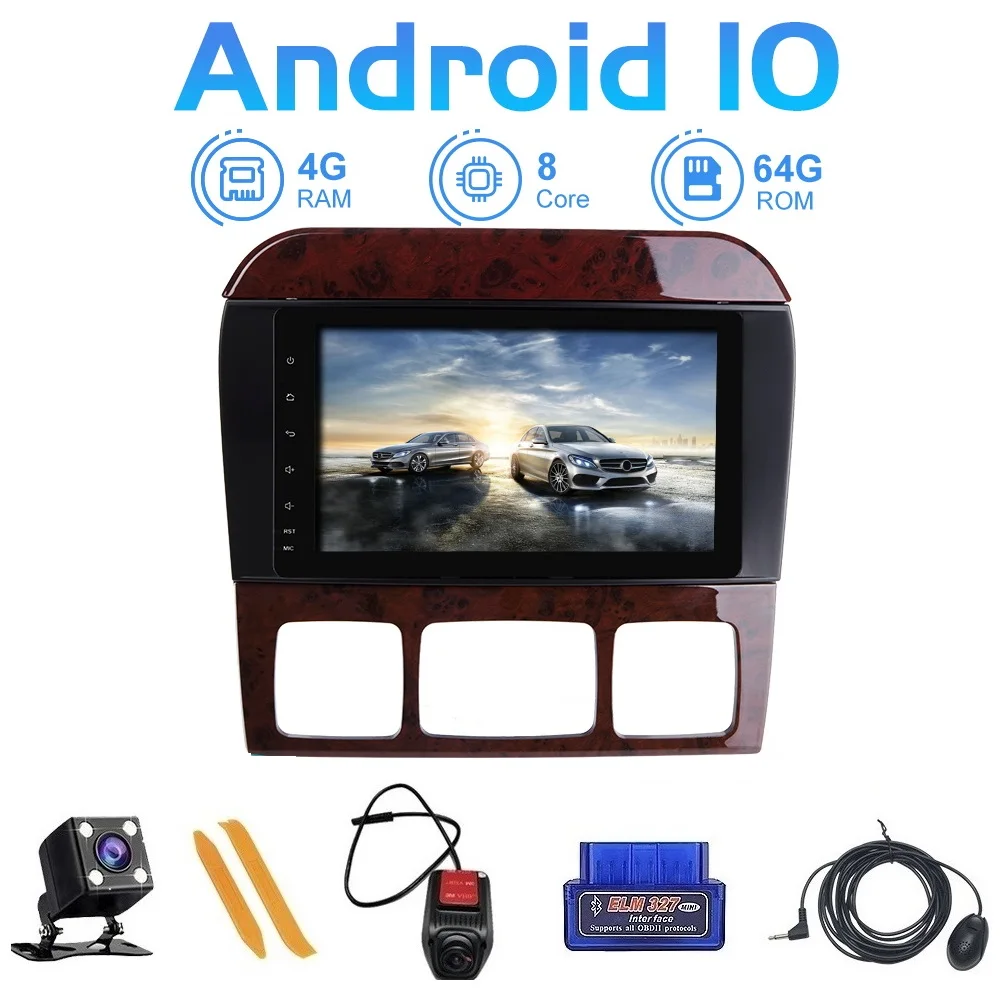 Автомобильный мультимедийный плеер ZLTOOPAI проигрыватель для Mercedes Benz S Class W220 W215 S280