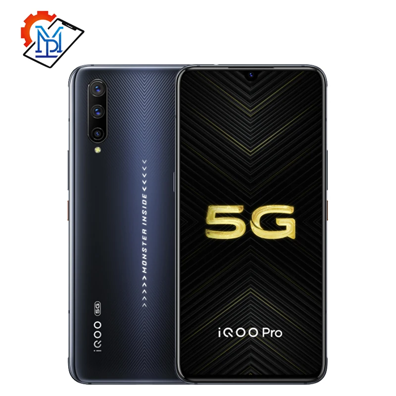 Мобильный телефон vivo iQOO Pro 5G, 6,41 дюймов, Super AMOLED, 8 ГБ ОЗУ, 128 Гб ПЗУ, Snapdragon 855 Plus, Android 9,0, NFC, смартфон