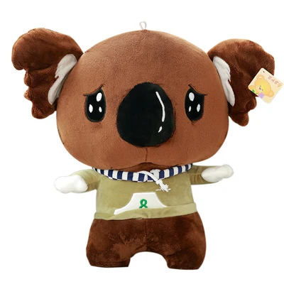 Kawaii Koala кукла плюшевые игрушки мягкие животные коала игрушка мягкая плюшевая кукла подушка детская игрушка для девочек подарок на день рождения - Цвет: Brown