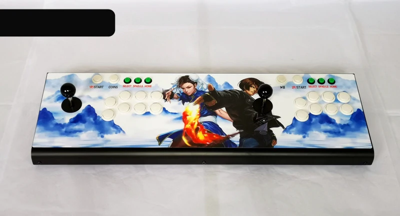 Type 2 Горячая 2448 Pandora игра 3D домашняя Аркада лунный свет шкатулка для драгоценностей Боевая машина двойной Кулисный консоль ТВ игровая консоль - Цвет: Type 2
