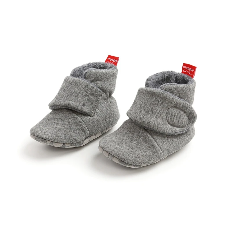 

Spring Autumn Newborn Cute Baby Boy Girl Crib Warm Toddler Shoes Soft Bottom Frist Walking For 0-18M
