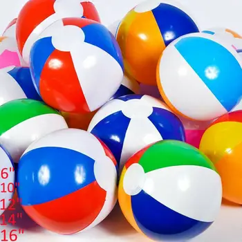 

2020 Inflatable PVC Panel Beach Ball Blow Up Holiday Swimming Pool Game Party Toy Kids Ball