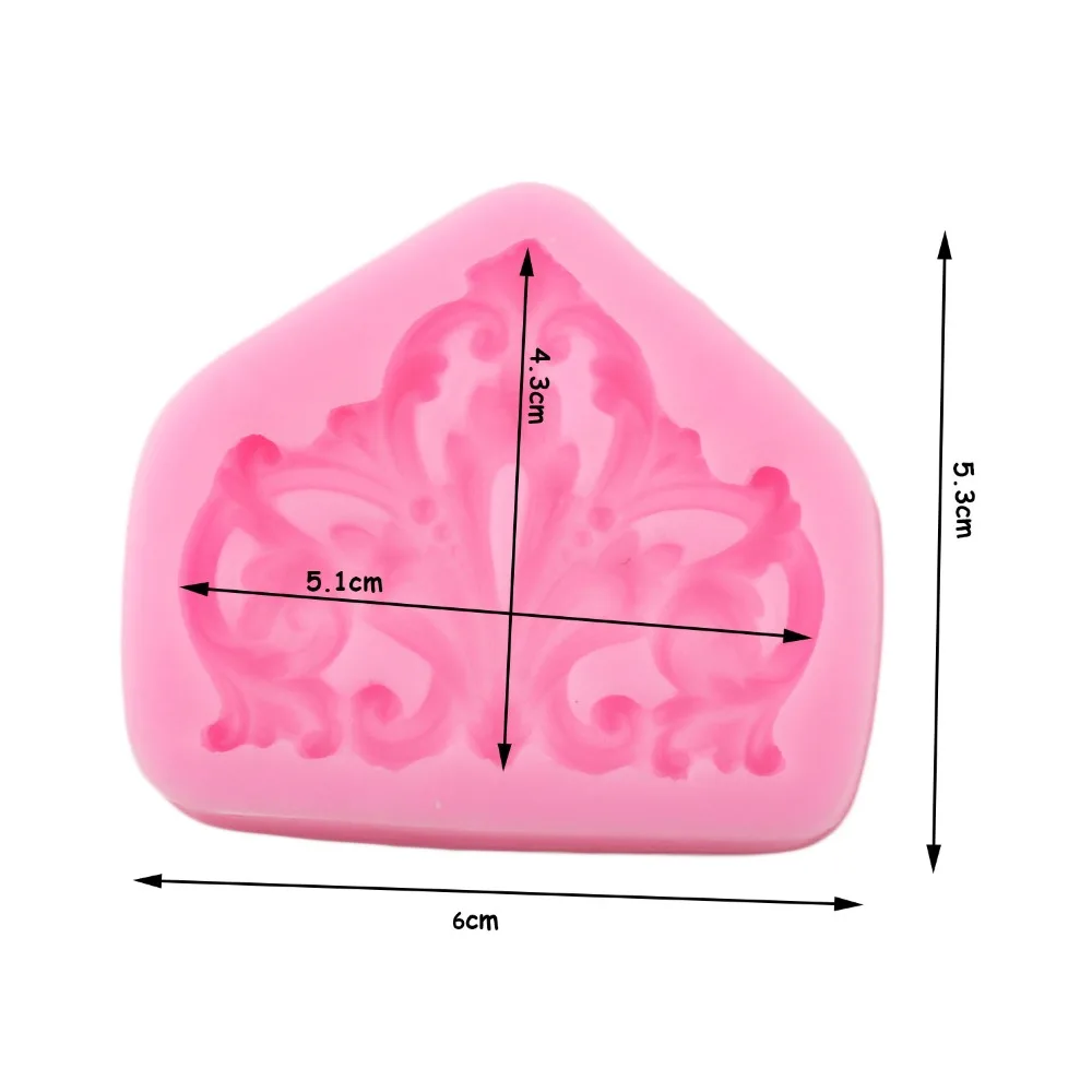 Барокко рельефная силиконовая форма DIY помадка для кекса инструменты для украшения торта конфеты полимерная форма для шоколада форма для мастики