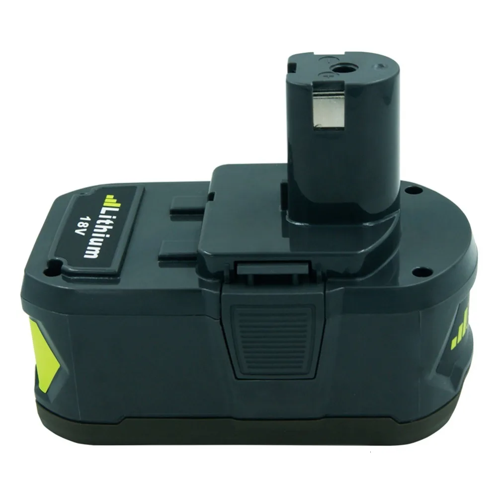 2 упаковки 18 в 5.0Ah литиевая аккумуляторная батарея для Ryobi RB18L40 RB18L50 один плюс Электроинструмент дрель батареи