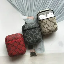 Защитный чехол для Apple Air Pods, зарядная коробка, роскошный кожаный Bluetooth беспроводной чехол для наушников AirPods