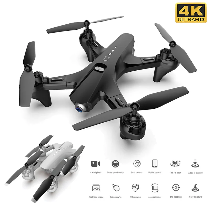 2020 Новый дрона с дистанционным управлением Встроенный 4K HD Камера вертолет 360