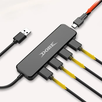 

PS4 4 USB 3.0 HUB Expander Converter Fast High Speed Multi Type-C 3A Splitter Mini Adapter For Nintendo Switch / X-ONE / X-360