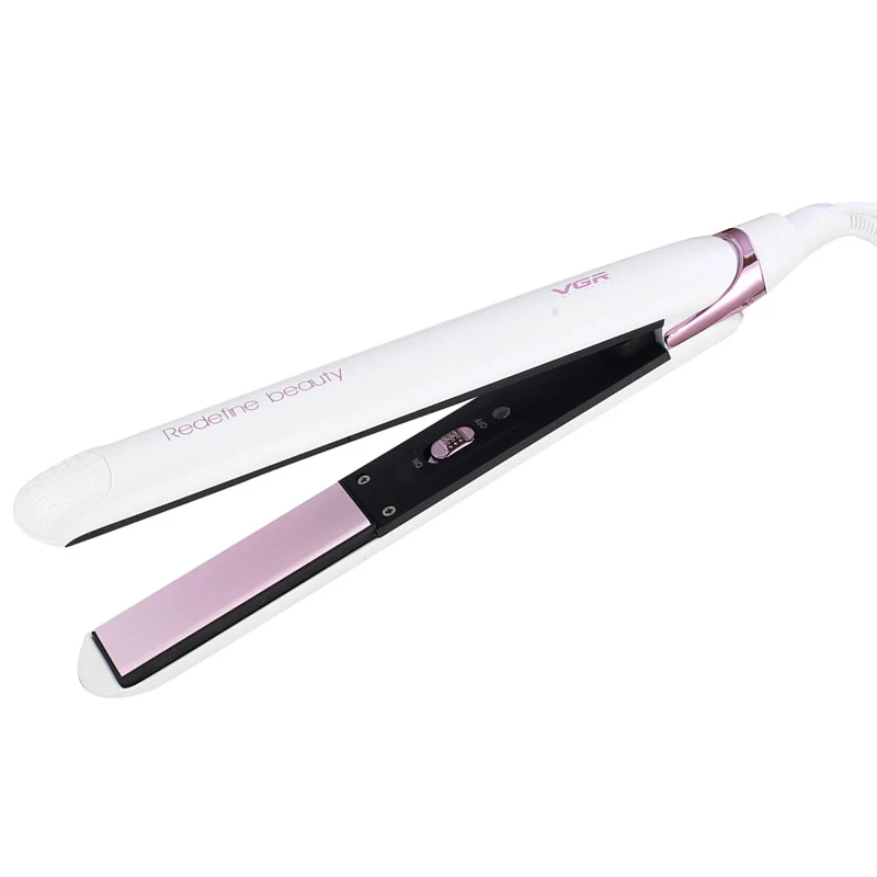 

Vgr V505 Multifunctional Negative Ion Volume Straight Hair Splint Hair Straightener Iron Display Ceramic Coating Plate Ionic Cur