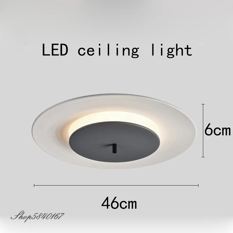 Eenvoudige Plafond Lampen Voor Woonkamer Disc Led Plafondlamp Slaapkamer Opknoping Cover Huis Verlichtingsarmaturen Keuken Plafondverlichting