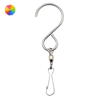 

5Pcs Stainless Steel Swivel Hooks Clips S Hooks Smooth Spinning For Hanging Wind Spinners Wind Chimes Crystal Party SupplyCY