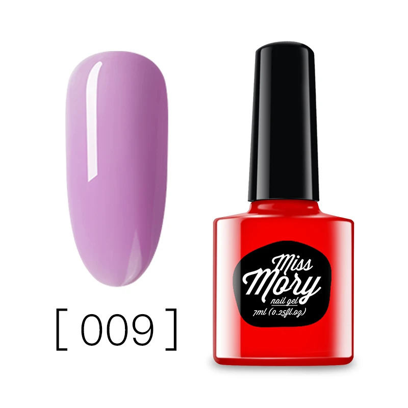 DXHP-09 Miss Mory Цветной Гель-лак для ногтей, 96 цветов, маникюрный завод, новые продукты, 7 мл Лак для ногтей, Led& UV, замачиваемый Цветной Гель-лак - Цвет: DXHP-09
