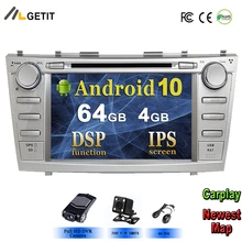 Android 10 автомобильный DVD мультимедийный плеер для Toyota Camry 2007 2008 2009 2010 WiFi BT gps навигация стерео радио Carplay DSP ips