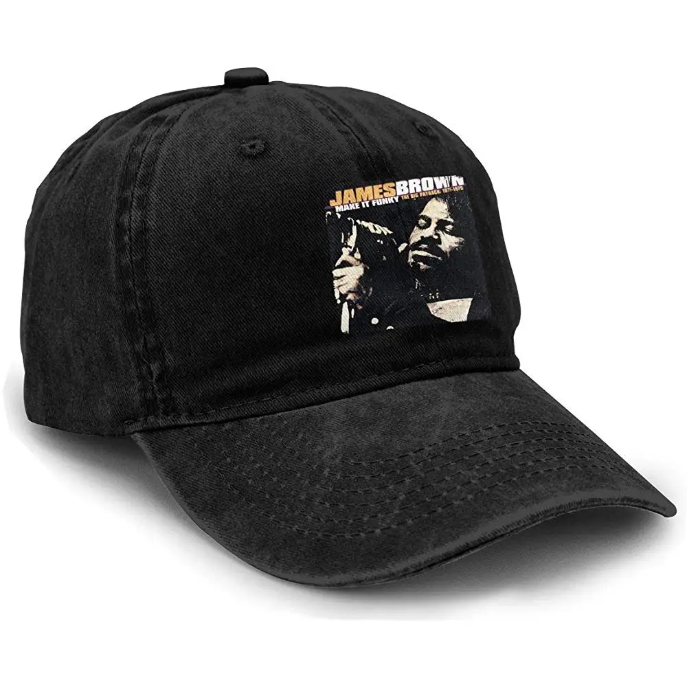 Yuliang James коричневая бейсболка с большой окупаемостью 1971-1975 винтажная унисекс для взрослых Регулируемая ковбойская шляпа черного цвета