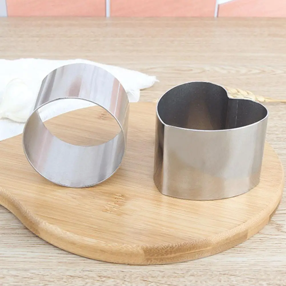 DishyKooker кольцо для Мусса из нержавеющей стали для торта инструменты для украшения выпечки, торта