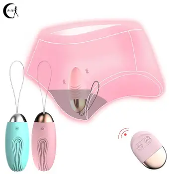 Sex Toys for Woman Wireless Remote Control 10 Speeds Vibrating Eggs Clitoris Stimulator Vaginal Massage Ball G- Spot Vibrators