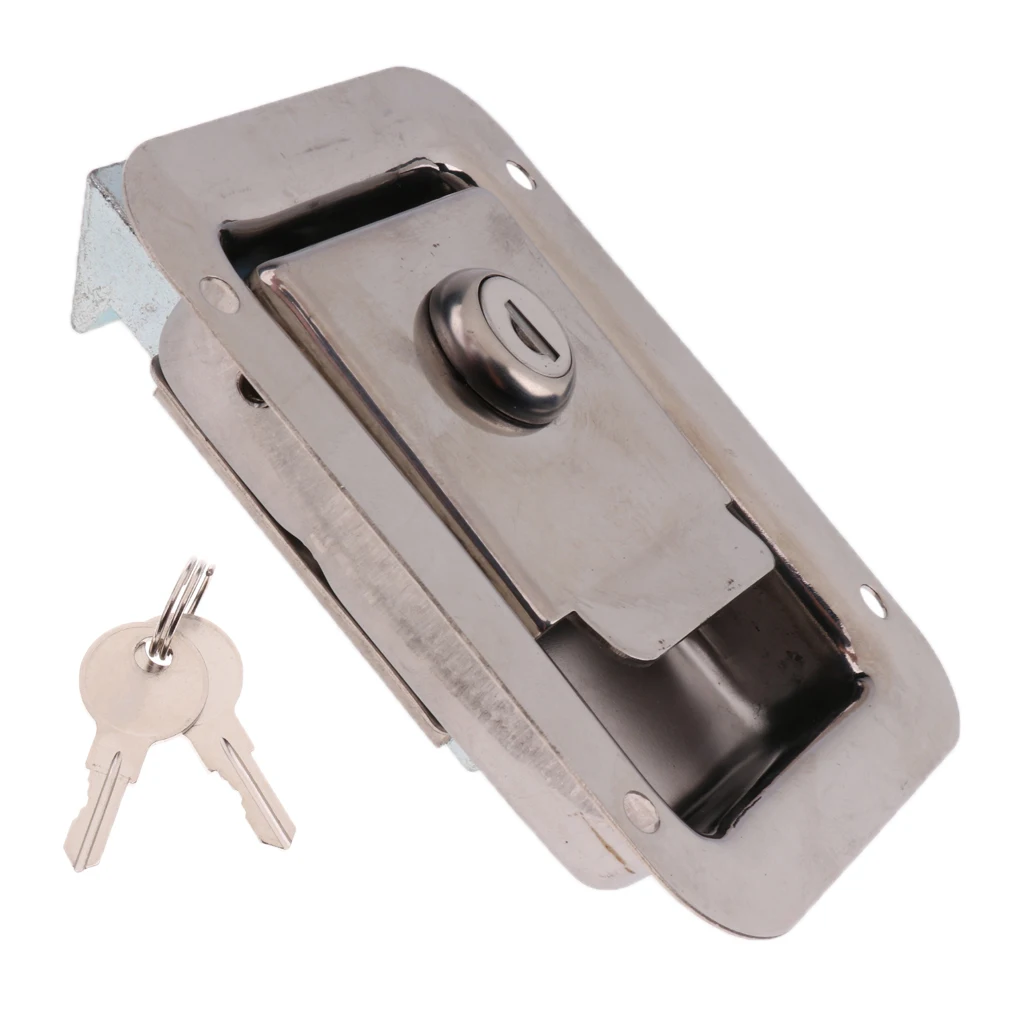 Easy Install Safety Car Stainless Steel Folding Toolbox Lock Truck