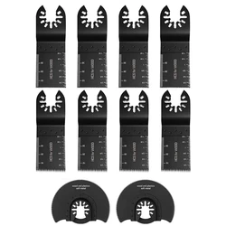 Lames de scie oscillantes, 10 pièces, Kit d'accessoires pour outil oscillant, ponçage, coupe métal mou, bois, câble Dewalt Porter Chicago 