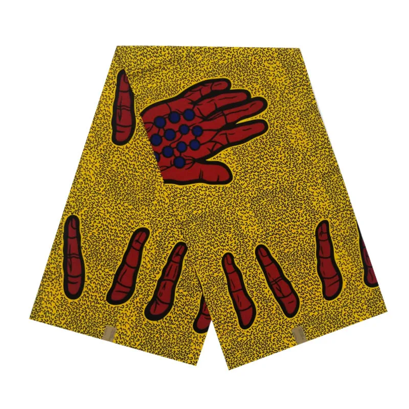 Дизайнерская парафинированная ткань с кружевом голландский блок печати в ткани Гарантированный мягкий дышащий хлопок 6 ярдов/шт Женский V-L 752