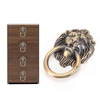 42* 68m Vntage Lion Head Furniture Handle Lion Head Knob With Ring Wardrobe Drawer Door Pull Retro Decoration ► Photo 3/5