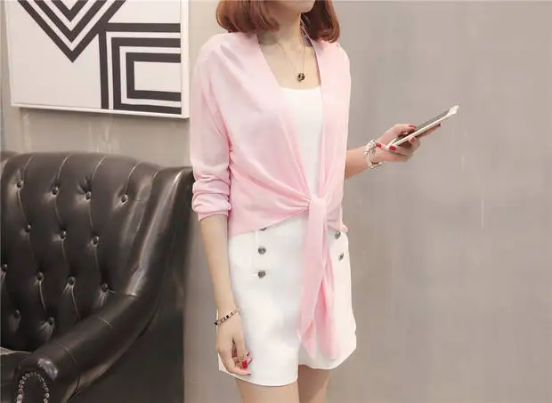 Cardigan Feminino Women Sweaters And Han Edition In The Summer Of 9261 New Ice Dress Small Cape Coat 18- Loft 2 Row 1 Shelves