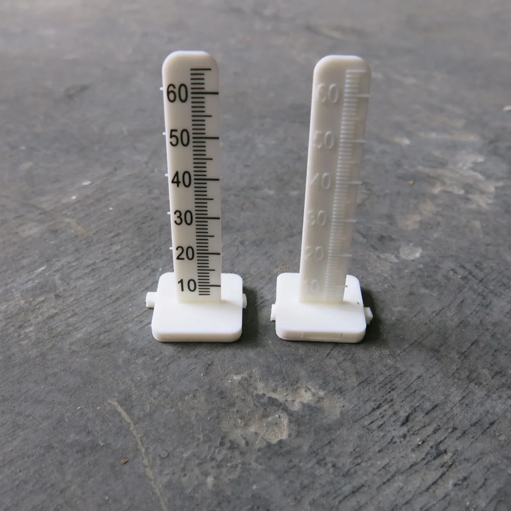 60mm Floor Level Pegs for Cement Measure Poured Self Leveling Pins 50 Pack floor leveling pins