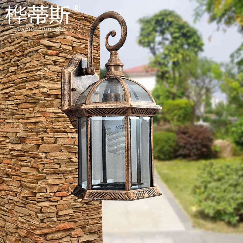 

Outdoor Wall Lamp Waterproof European Style Outdoor Balcony Wall Lamp Garden Villa Garden Lamp Door Light Exterior Wall Lamp Ais