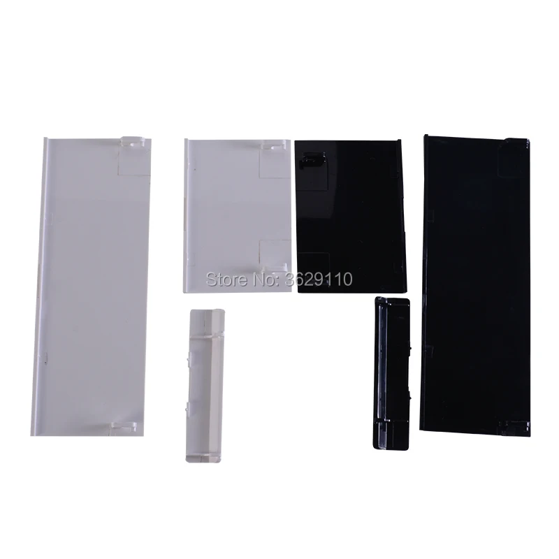 

wholesale 1000pcs /lot Plastic 3 in 1 Replacement Plastic Door Slot Covers for Nintendo Wii Console lowest price