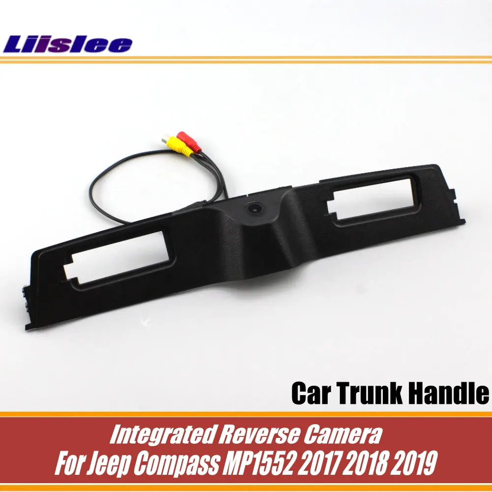 Per Jeep Compass Mp1552 2017 2018 2019 2020 Car Reverse Rear View Telecamera Di Parcheggio Maniglia Del Bagagliaio Integrata Accessori Auto Cam