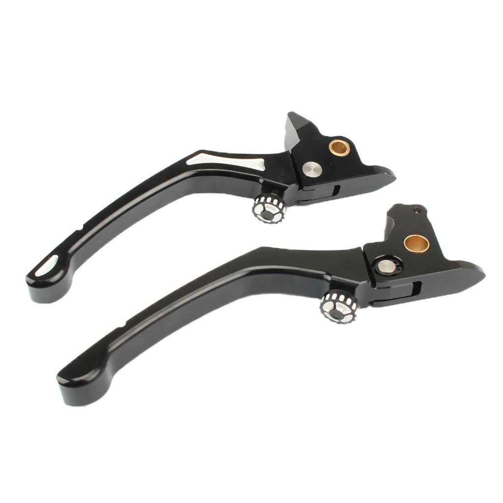 2pcs Brake& Clutch Hand Levers for Harley Touring Street Glide FLHX