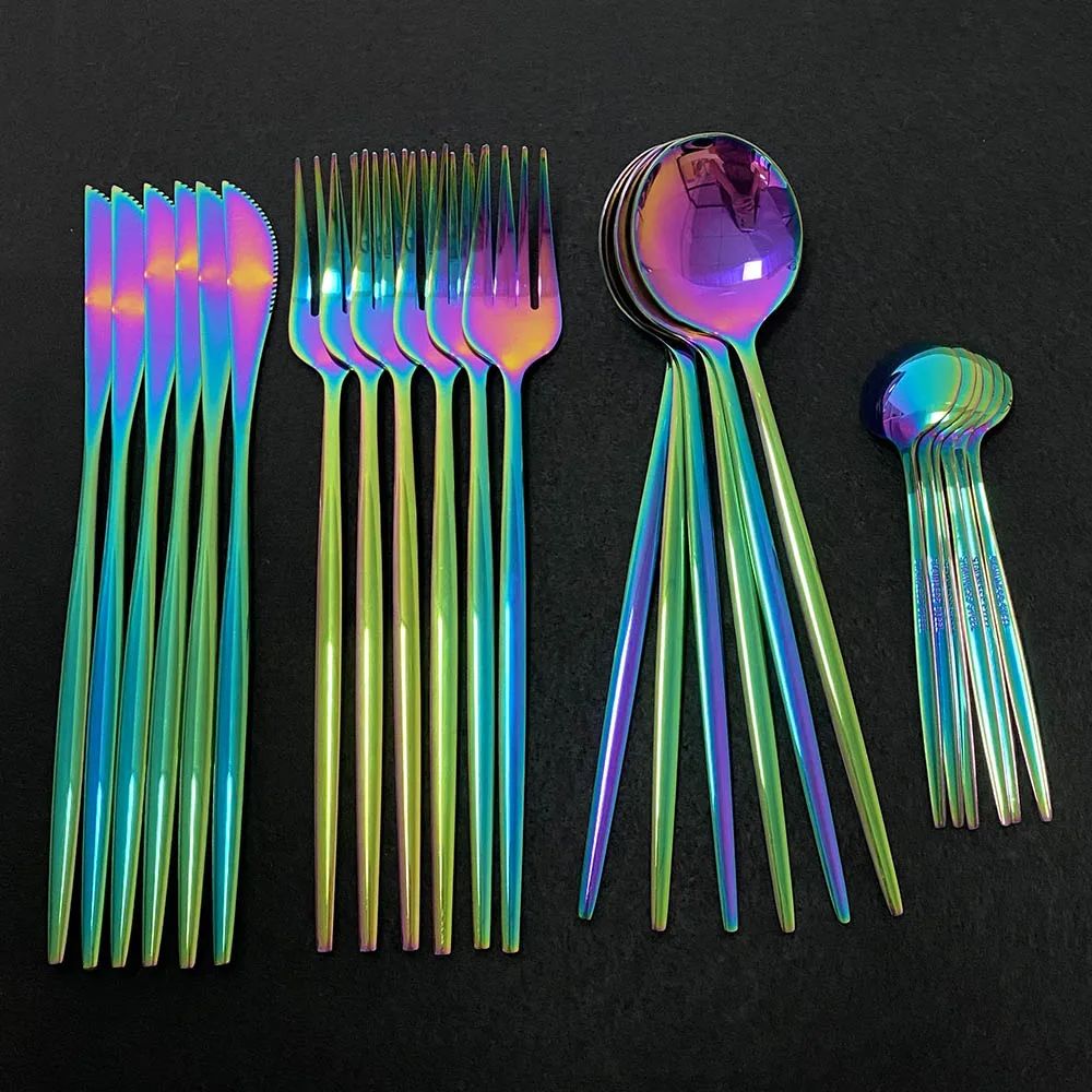 16 шт. набор столовых приборов из нержавеющей стали|Столовые сервизы| |