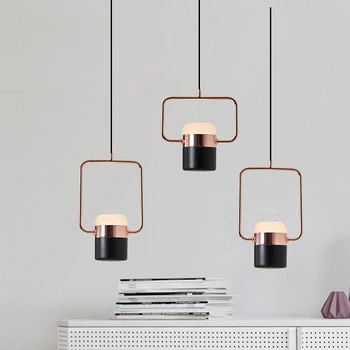 

New Nordic Simple Led Pendant Lights Suspension Lamp Dining Room Bedroom Hanglamp Light