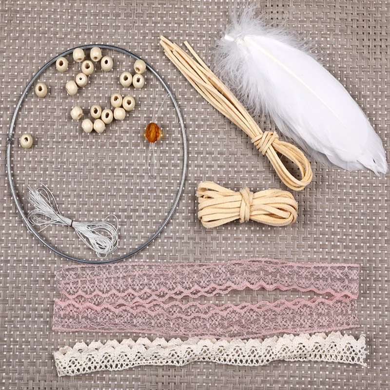 Children's Dream Catcher Kit DIY Crochet Feather Embroidery Useful for  Hanging Ornament Wall Decoration Pendant Home Decor - AliExpress