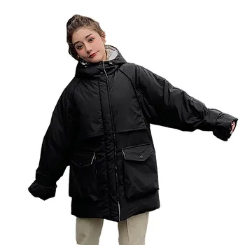 

Student Short Winter Down Coat Jacket Thick Warm Basic Loose Casaco Feminino Abrigos Mujer Invierno Cotton padded Wadded Parkas
